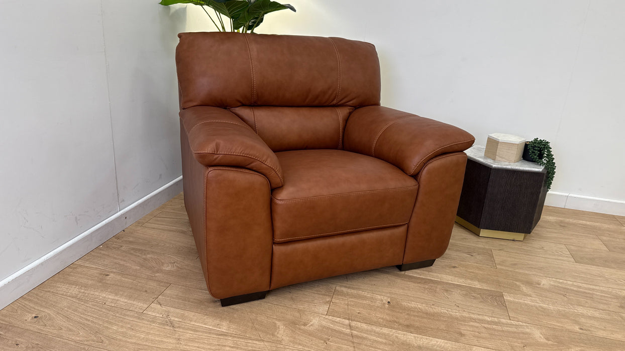 Sofology Leather Chair in Tan