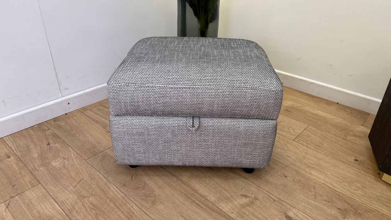 DFS Sophia Storage Footstool in Grey