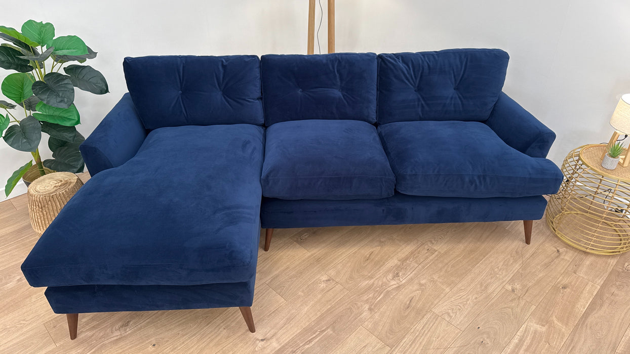 Patterdale LHF lounge chaise Navy