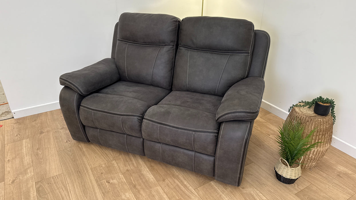 Noah 2 Seater Fabric Power Recliner + Power Hdrst