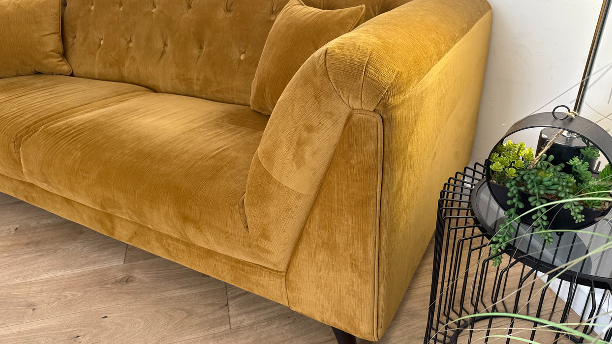 Sofology Bridgerton Fabric 4 Seater in Vader Nugget Gold