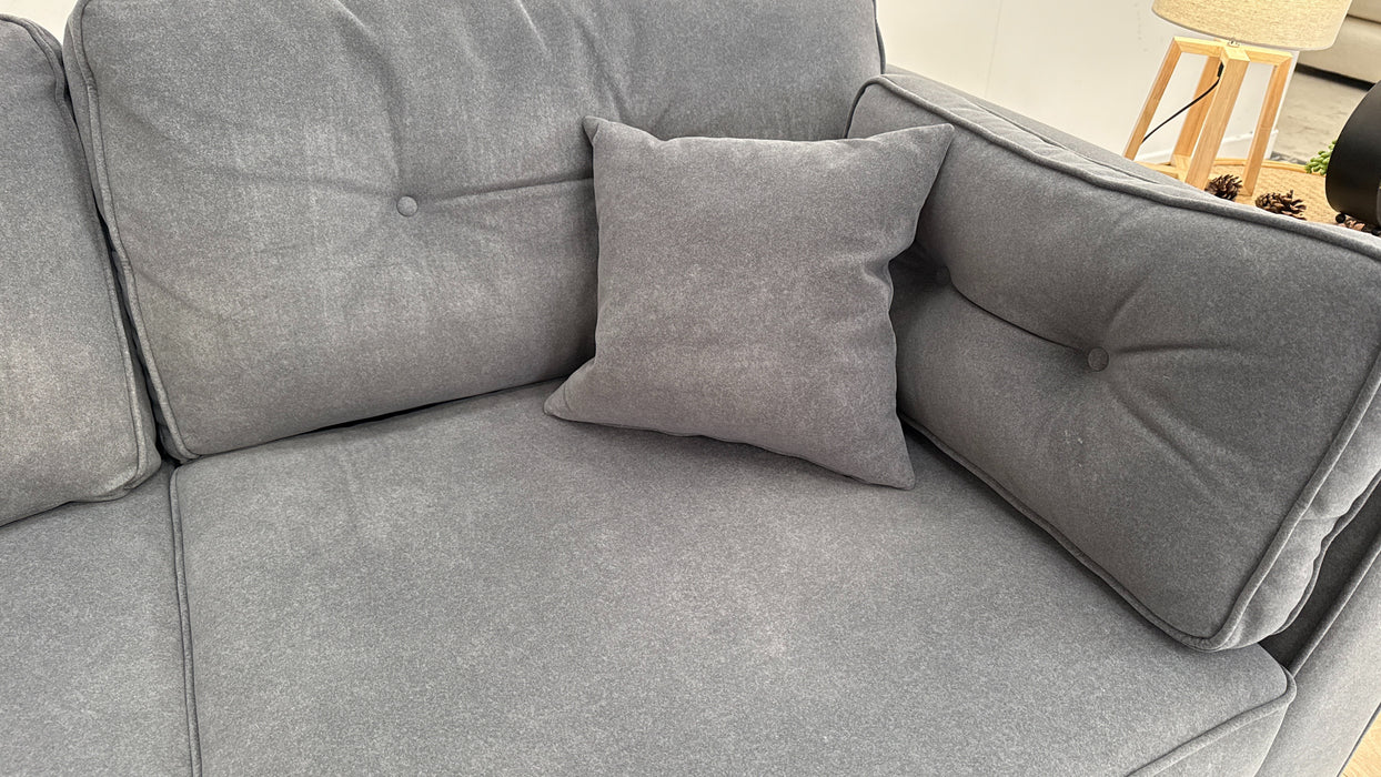 Cricket 1 Corner 1 Terminal Corner Sofa - Fabric - Nordic Grey