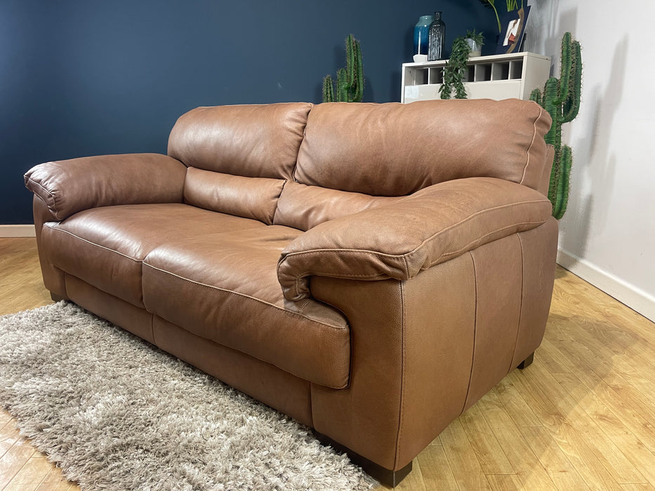 Santino 2 Seater Sofa Apollo Espresso Leather (WA2)