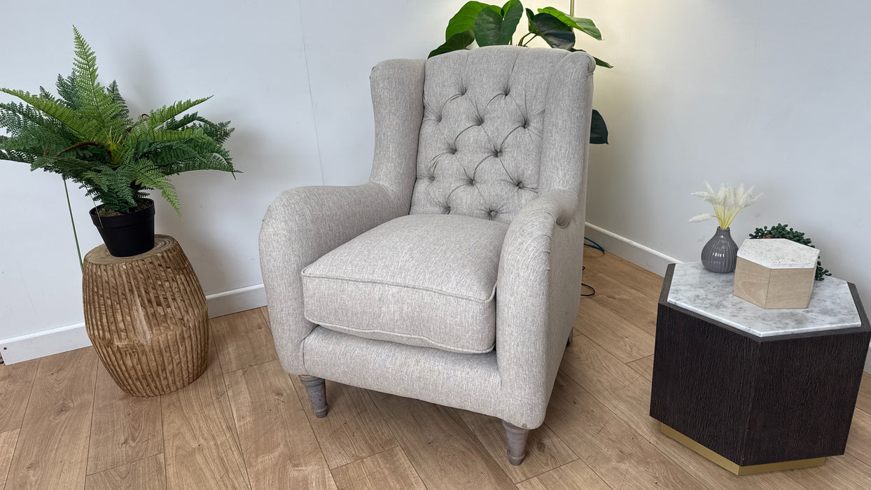 DFS The Woodstock Fabric Chair in Woodstock Natural