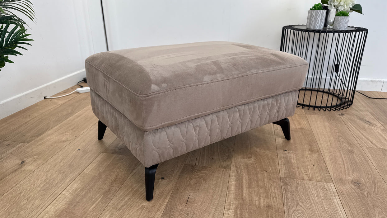 Muse - Fabric Footstool - Nutmeg