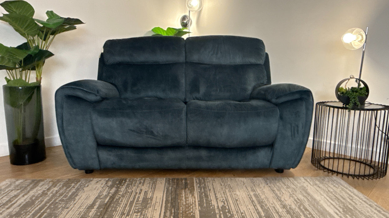 Sofology Radleigh Fabric 2 Seater in Washed Velvet Teal