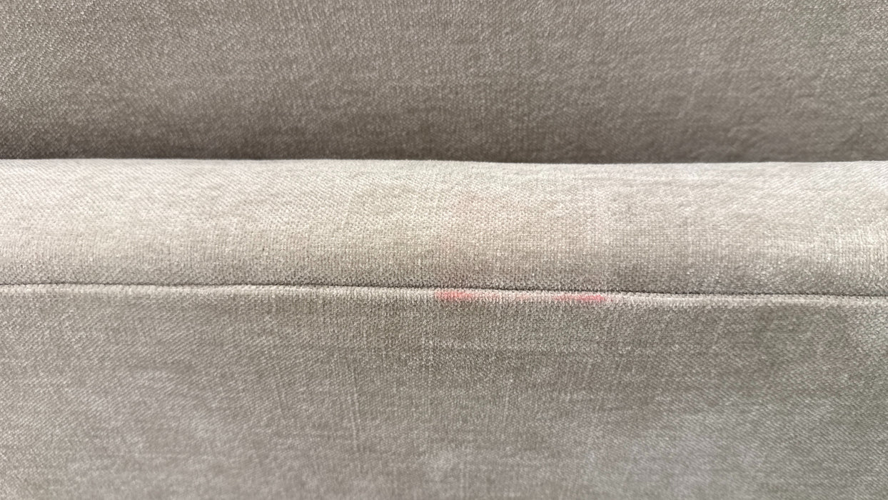 Sofology Mayfair Fabric 3 Seater Foam Seats in Soft Chenille Linen/Pearl Mix
