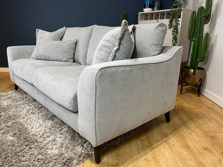 Mayfair 3 Seater Fabric Chenille Grey (WA2)