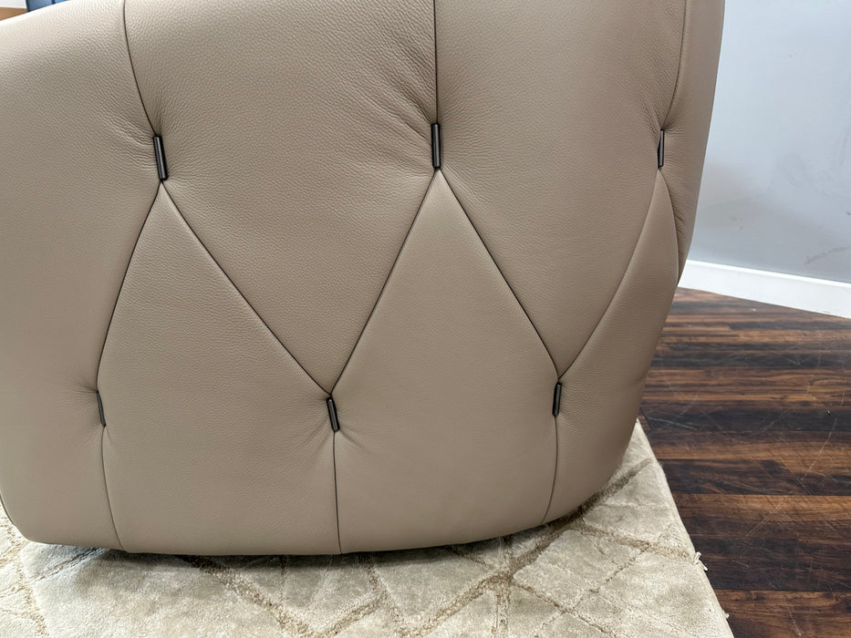 Kingsbridge 1 Seat - Fabric Swivel Chair- Stone