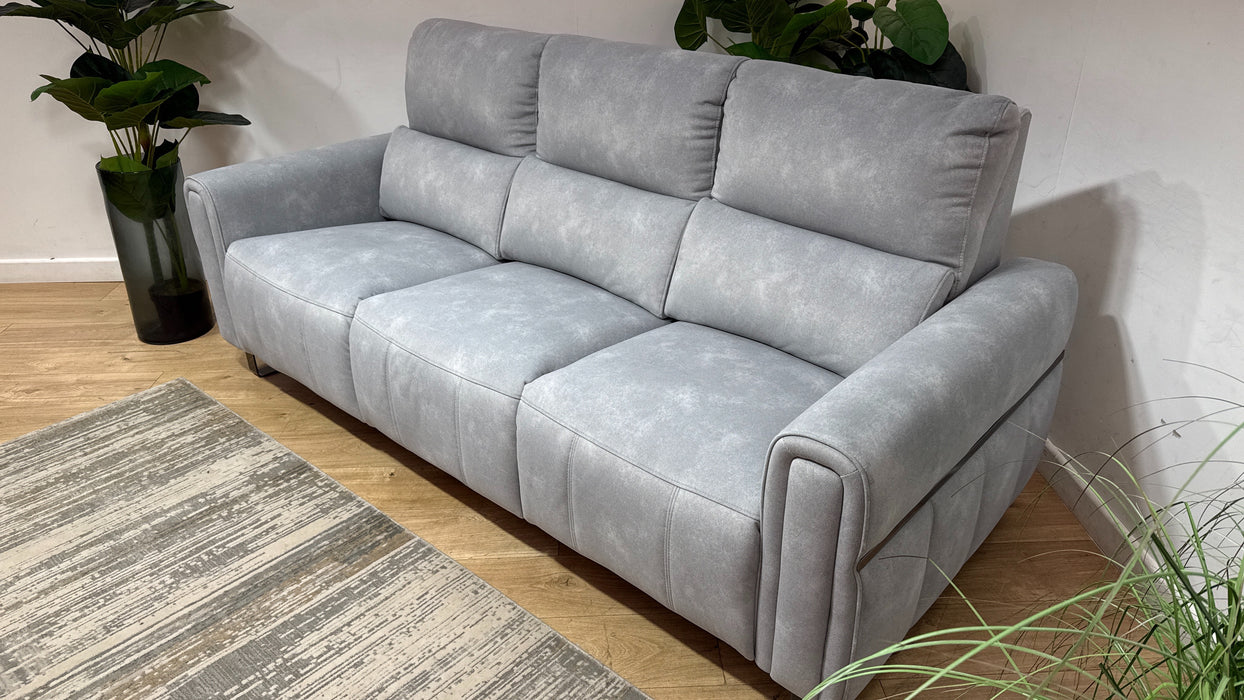 Sofology Ravello Fabric 3 Seater in Lifestyle Flecked Silver