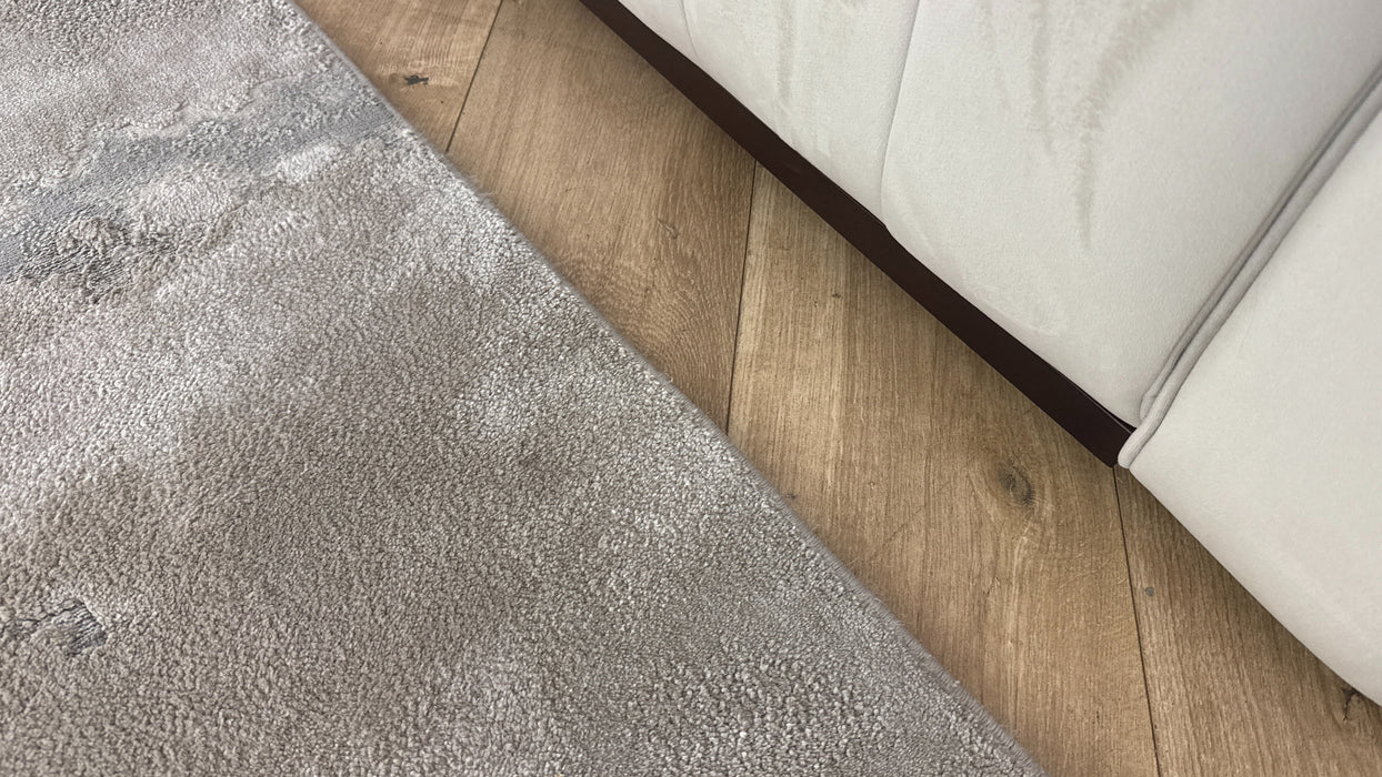 Sofology The Fitzrovia Fabric Loveseat in Matt Velvet Stone Mix With Trim