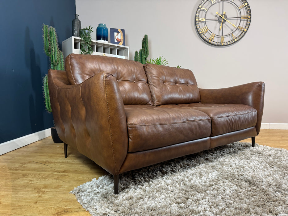 Cordelia Leather 2 Seater Dakota Whiskey (WA2)