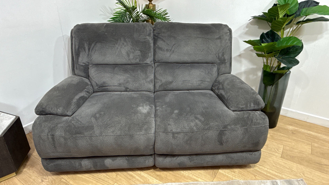 DFS Mallow 2 Seater Power Recliner in Grey
