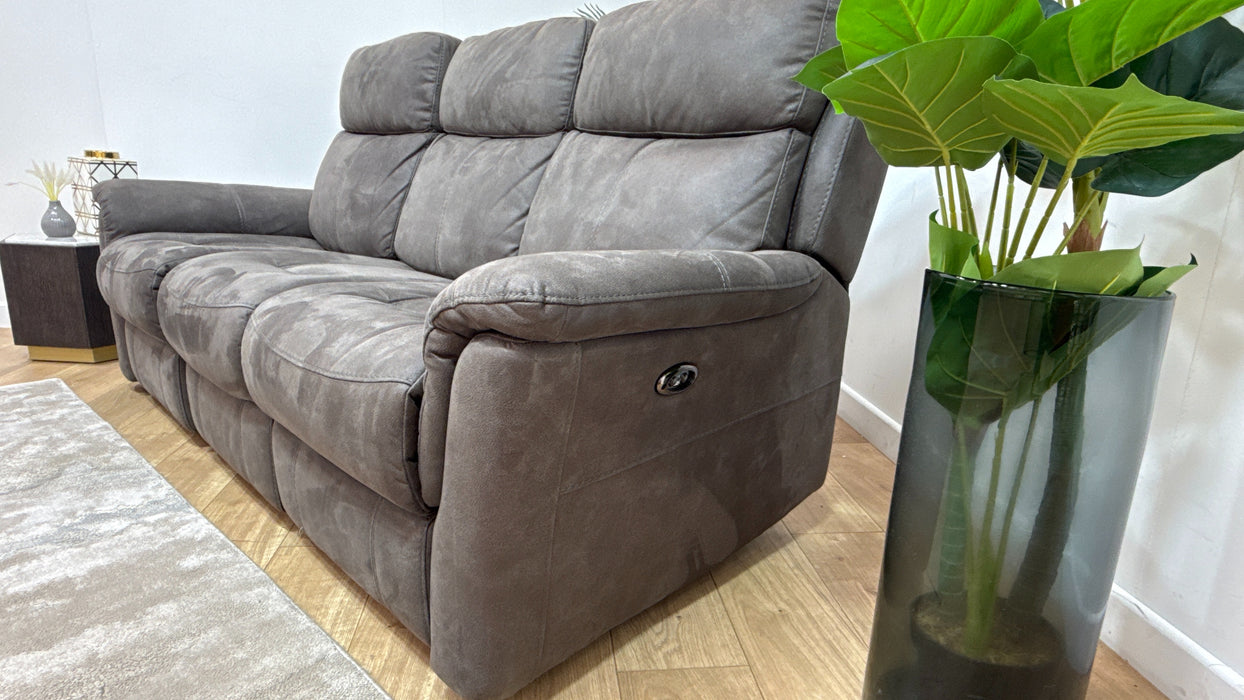 DFS Ivalee 3 Seater Power Recliner in Pepper