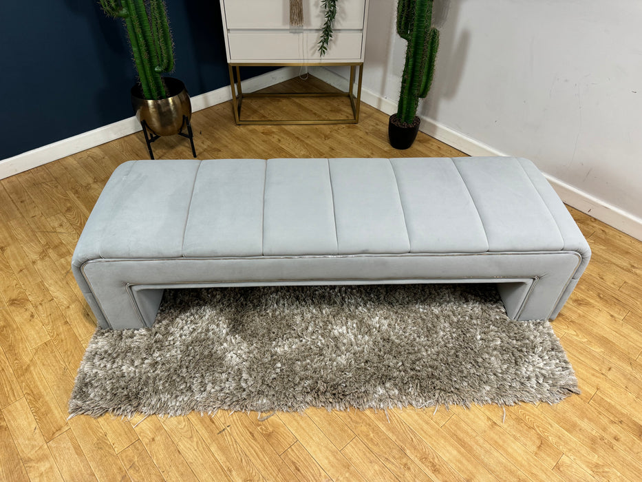 The Oscar Large Bench Footstool - Super Matt Velvet - ( WA2 )