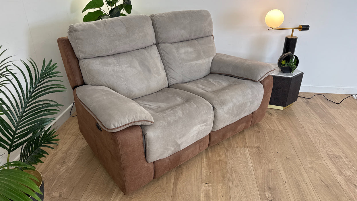 Catterall 2 Seater Fabric Power Recliner