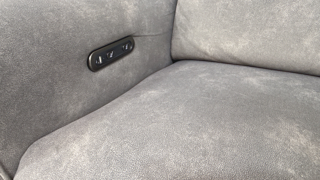 Sofology Ravello Fabric 2.5 Seater Power Recliner in Lifestyle Flecked Mocha