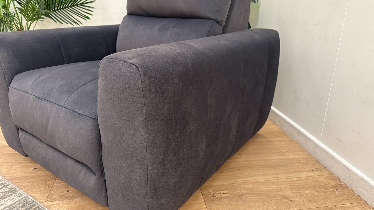 Sofology Fabric Chair in Lifestyle Flecked Anthracite