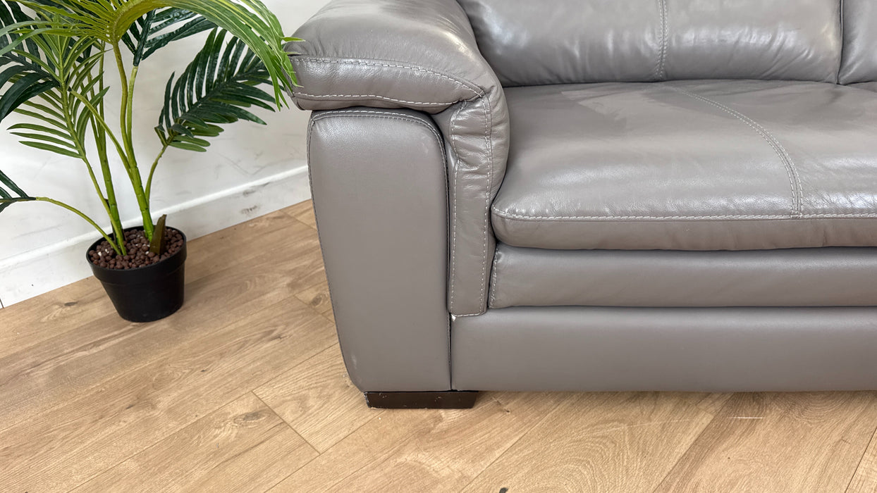 Fantasia 4 Seater Leather Sofa