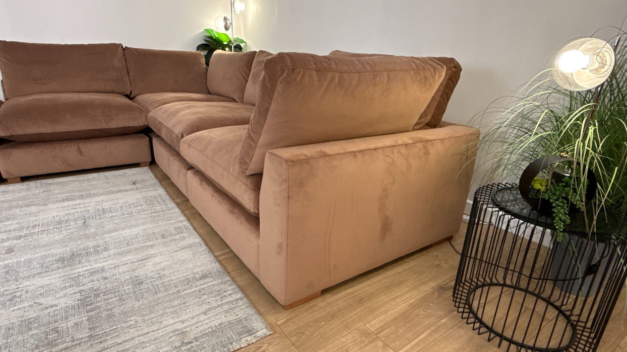 Sofology Infinity Fabric 1.5 Terminal Corner 3 Modular Ultraflex Encore Seats