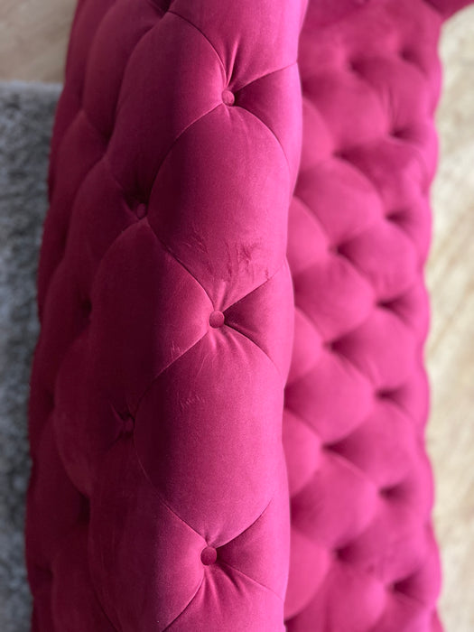 Alchemist 4 Seat Fabric Sofa Plush Cranberry (WA2)
