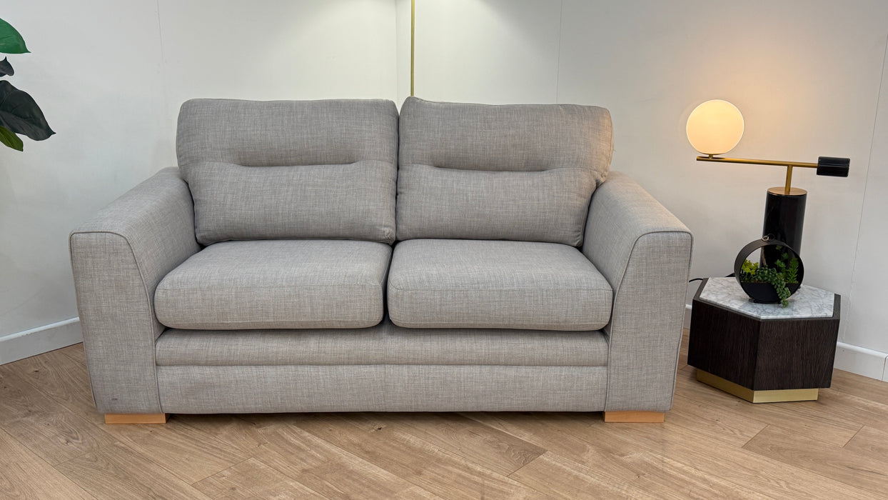 Ziggy 2 Seater - Fabric Sofa - Silver