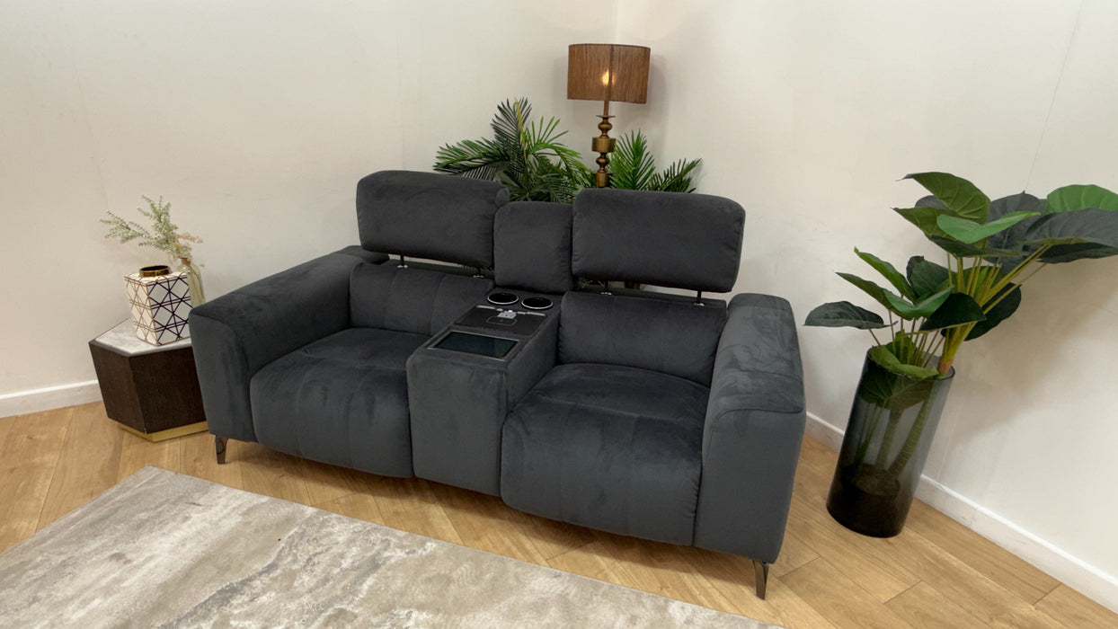 DFS Visionary Large 2 Seater Power Plus Recliner/ Headrest/ Heated Seats