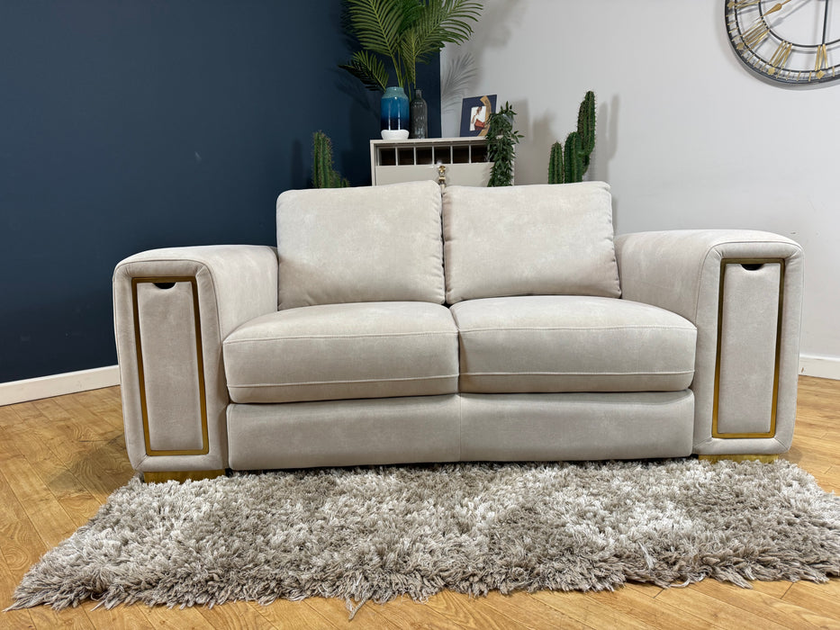 Elixir 2 Seater Fabric Ivory (WA2)