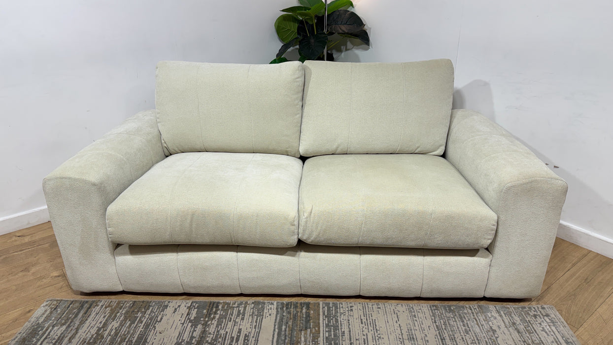Sofology Soho Fabric 3 Seater No Trim in Micro Boucle Natural