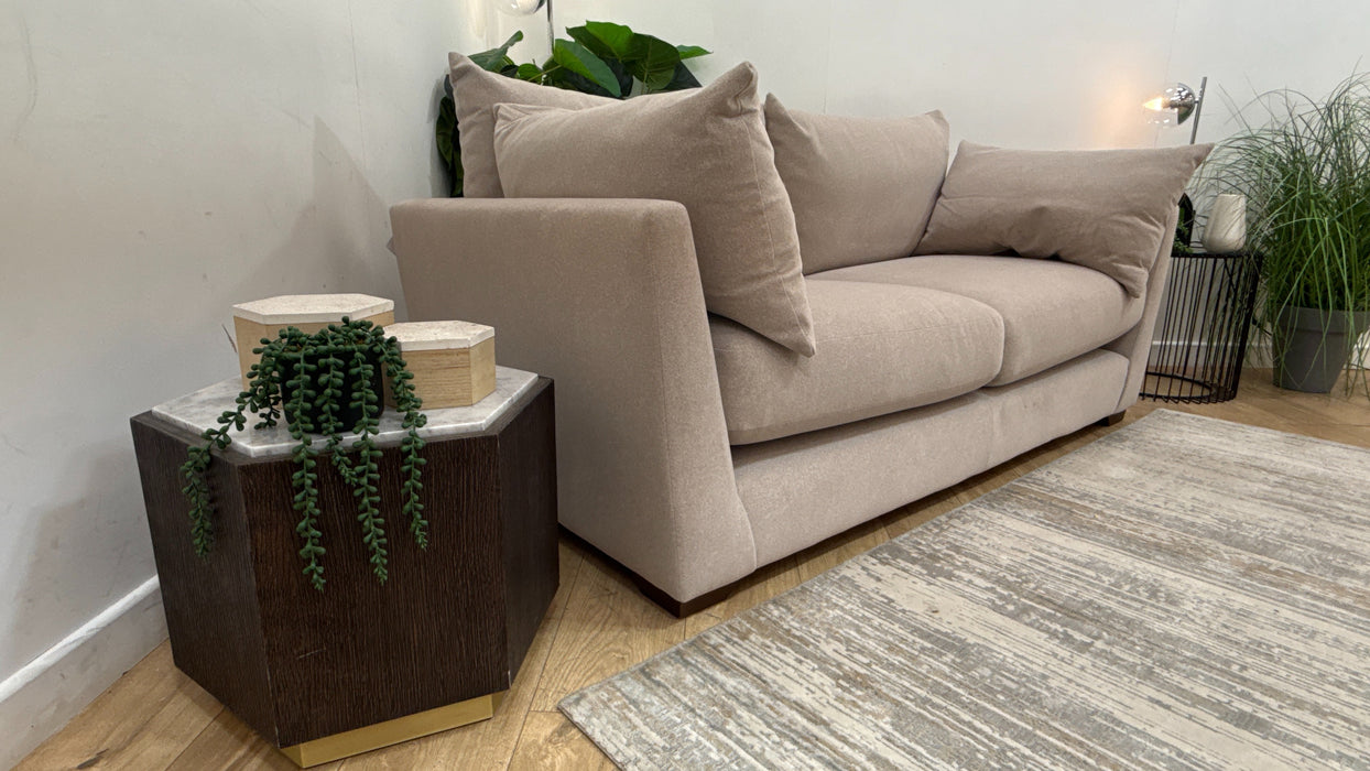 Sofology Tallulah Fabric 2 Seater in Lifestyle Marbled Stone
