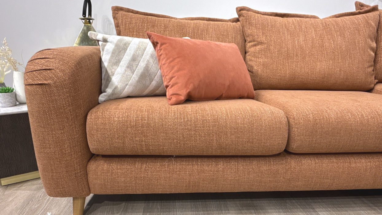 Sofolog Eastwood 3 Corner 3 Fabric Sofa in Pumpkin Jaeger Mix