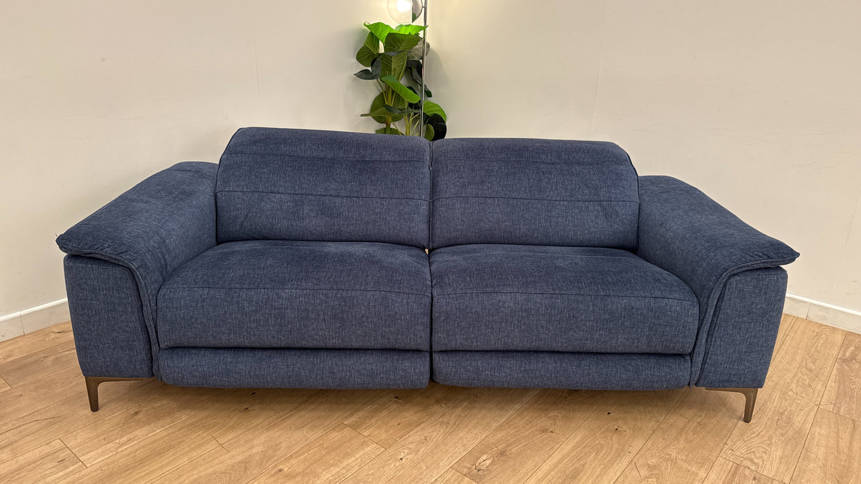 DFS Sonder Recliner 3 Seater in Dark Denim