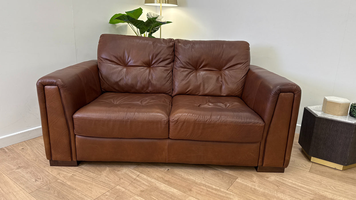 Sofology Maximo 2 Seater in Indiana Brown