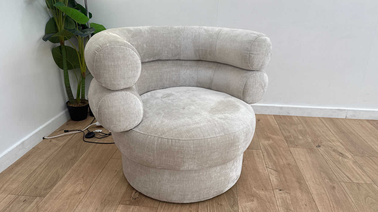 Sofology The Fitzrovia Fabric Accent Chair in Mist