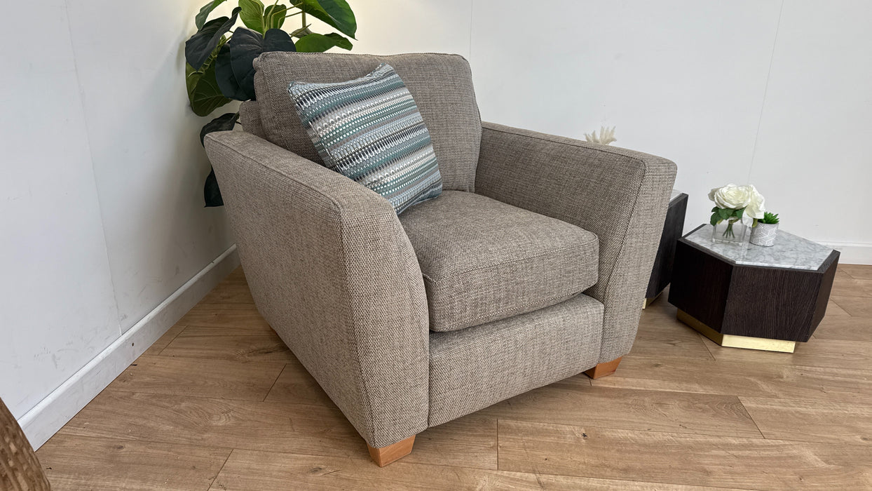 DFS The Sophia Fabric Chair in Mocha