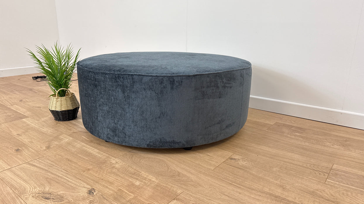 Odette Designer Footstool - Midnight all over