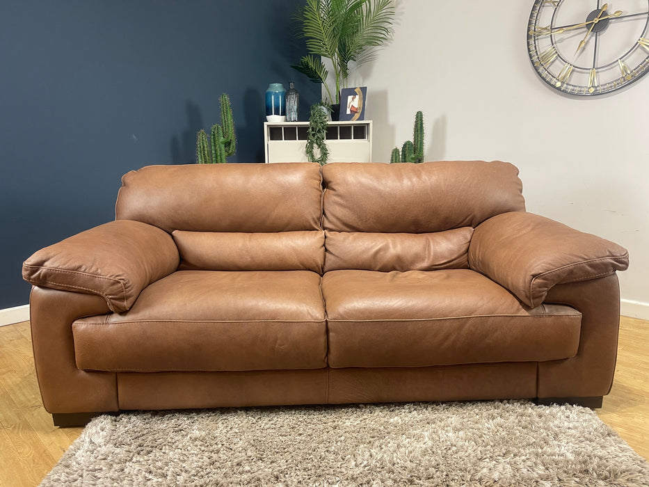 Santino 2 Seater Sofa Apollo Espresso Leather (WA2)