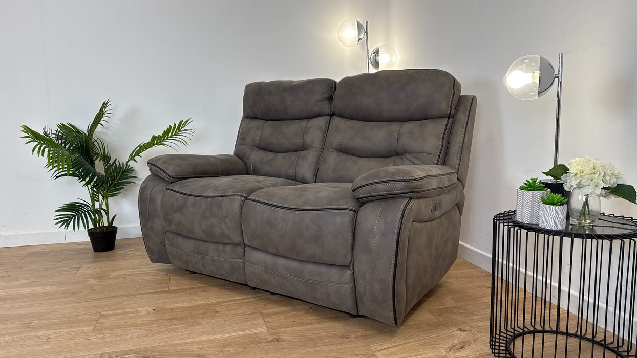 Noah 2 Seater  - Fabric Power Reclining Sofa  -