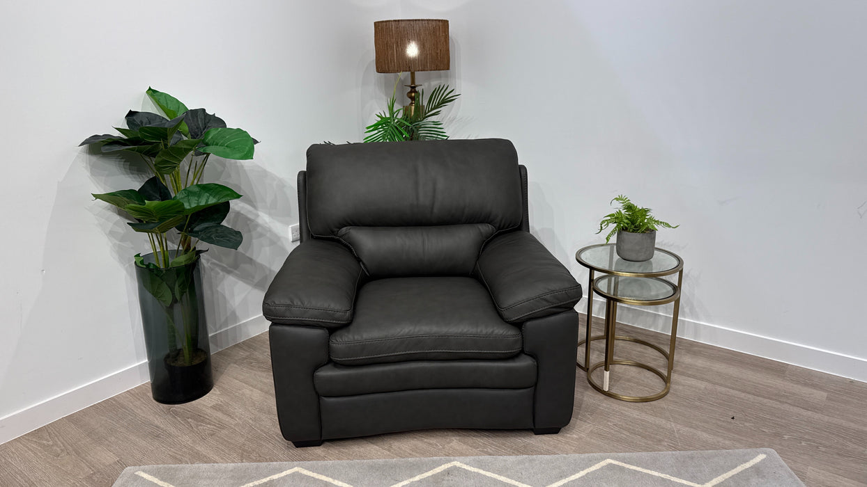DFS Brooker Express  Arm Chair In Charcoal