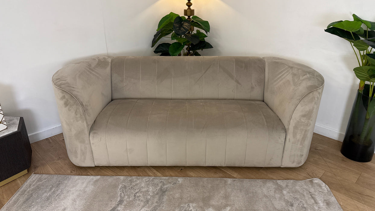 Sofology The Fitzrovia Fabric 3 Seater in Matt Velvet Stone Mix Without Trim