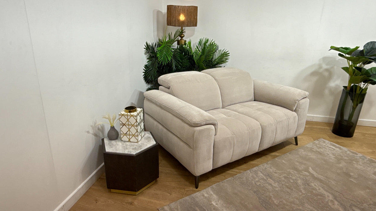 Sofology Milan Fabric 2 Seater in Relaxed Chenille Cotton