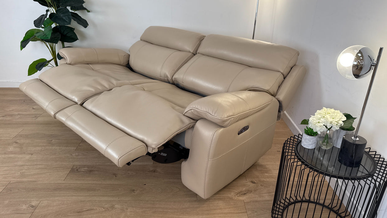 Cubos Leather Power Recliner + Power Headrest