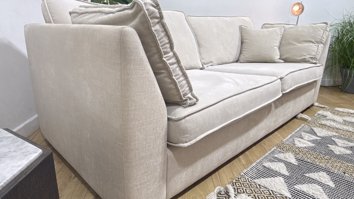 Sofology Richmond Fabric 4 Seater in Artic Ecru
