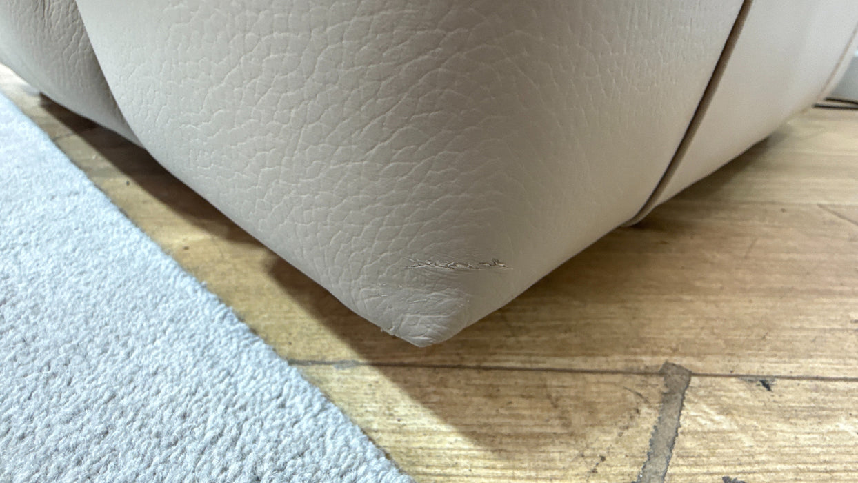 Sofology Bradie Leather Chair in Trusty Embossed Stone
