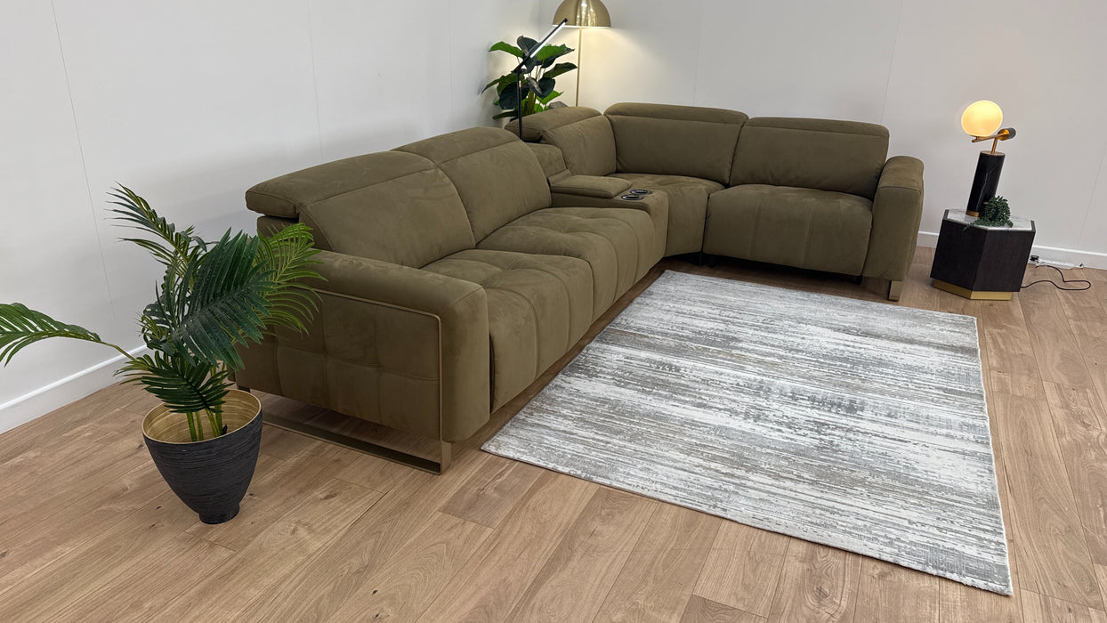 Marvella 3 Corner 1.5 Power Recliner - Olive