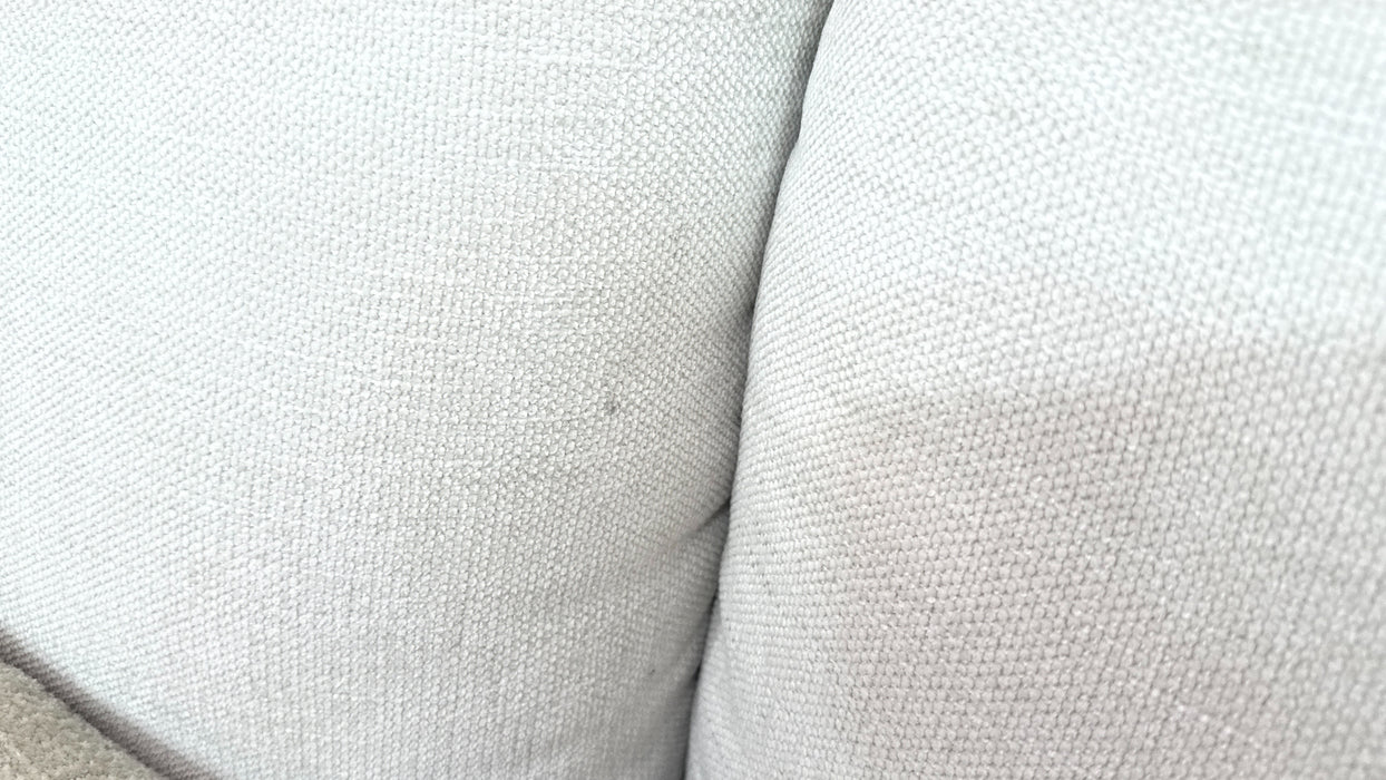 Sofology Mayfair Fabric 2 Seater in Linen Look Chenille Mist/Pearl Mix