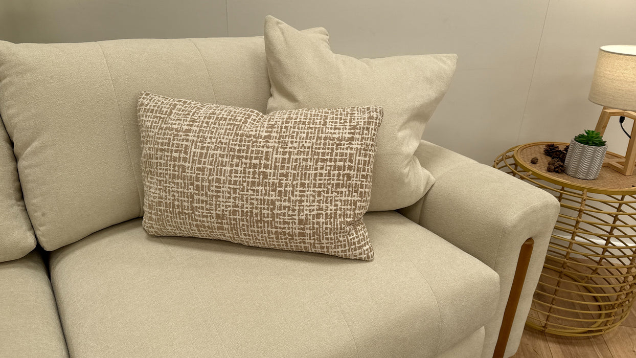 Sofology Soho Fabric 4 Seater Sofa in Boucle Natural
