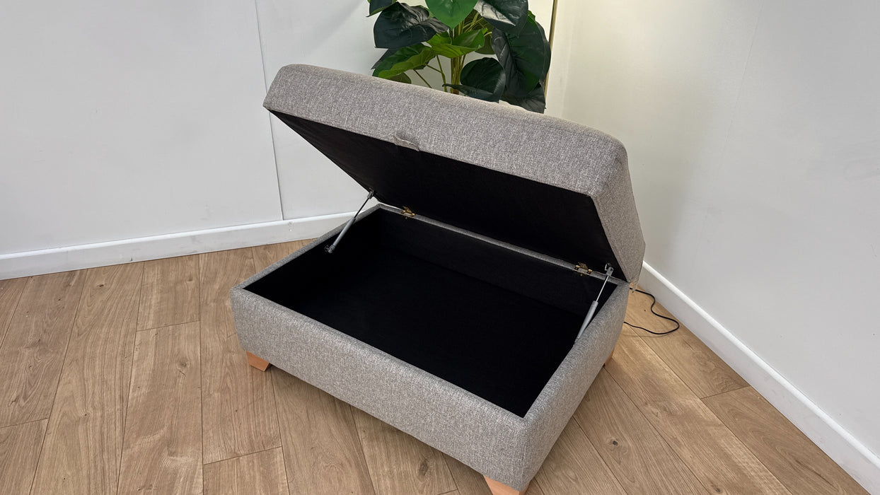 DFS The Layla Fabric Footstool in Casual Mink