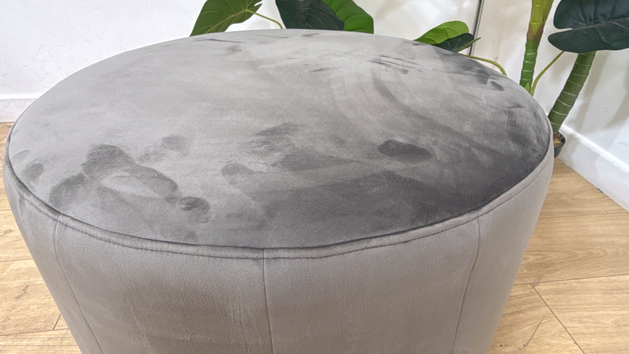 Sofology The Fitzrovia Footstool in Velvet Slate