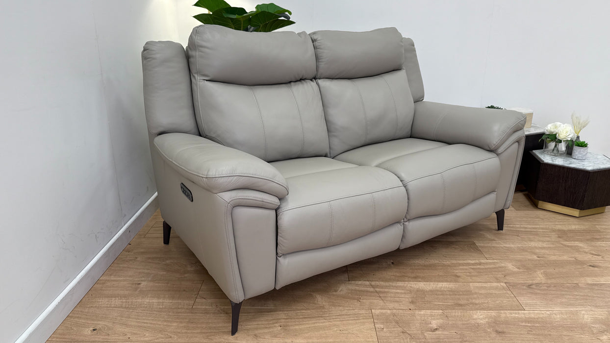 DFS Wren Recliner 2 Seater in Silver